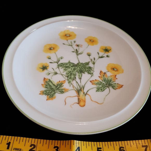 Spring Yellow  Daisy Salad or Desert Plates - Picture 3 of 5